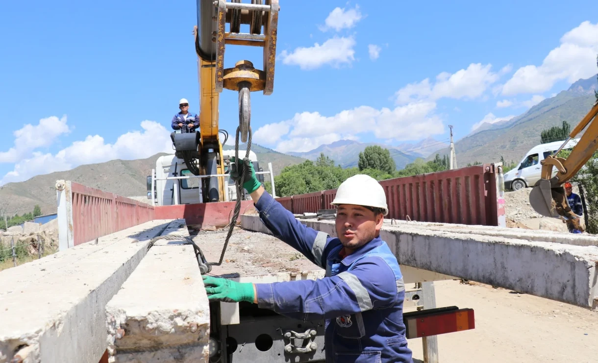In the Issyk-Kul Region, 2,000 new reinforced concrete supports will be installed