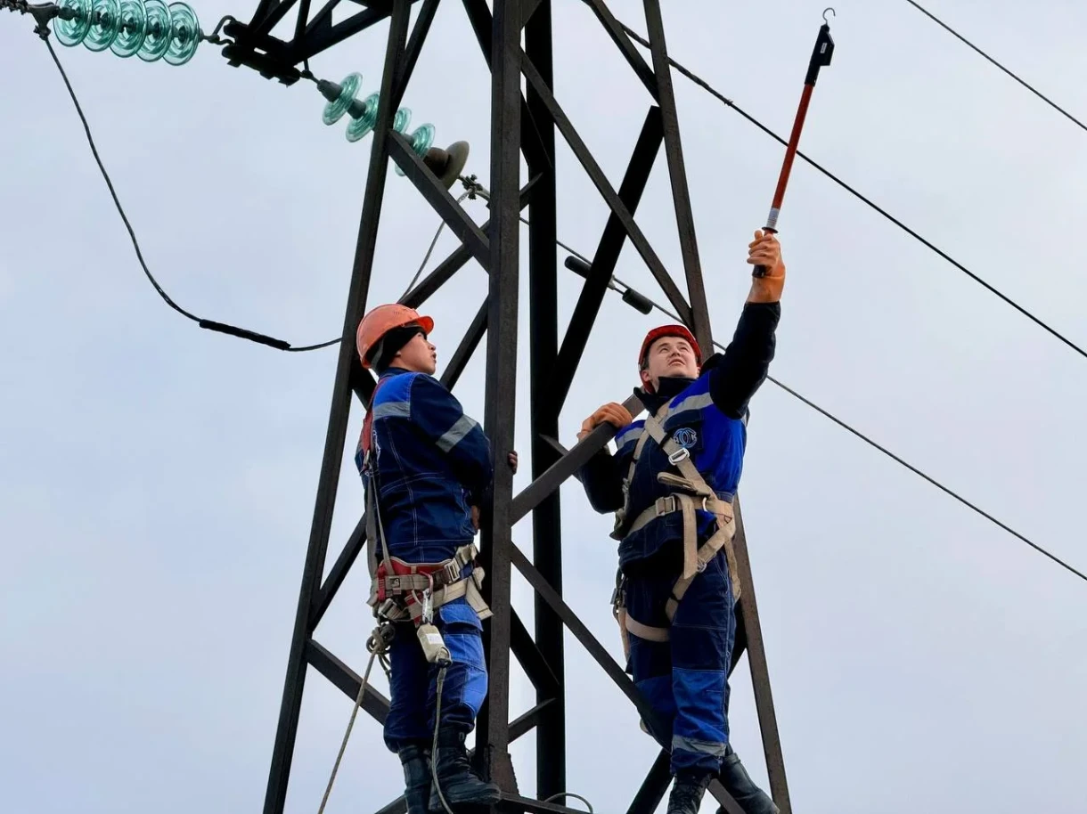 In the Batken Region, major and scheduled repairs of overhead lines have begun