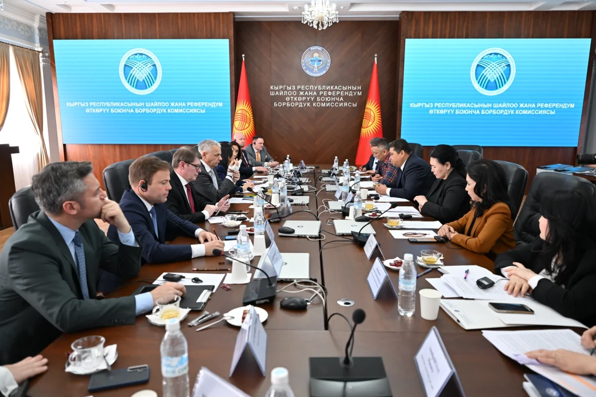 ЦИКтин төрагасы Европарламент делегациясы менен шайлоо реформаларын талкуулады