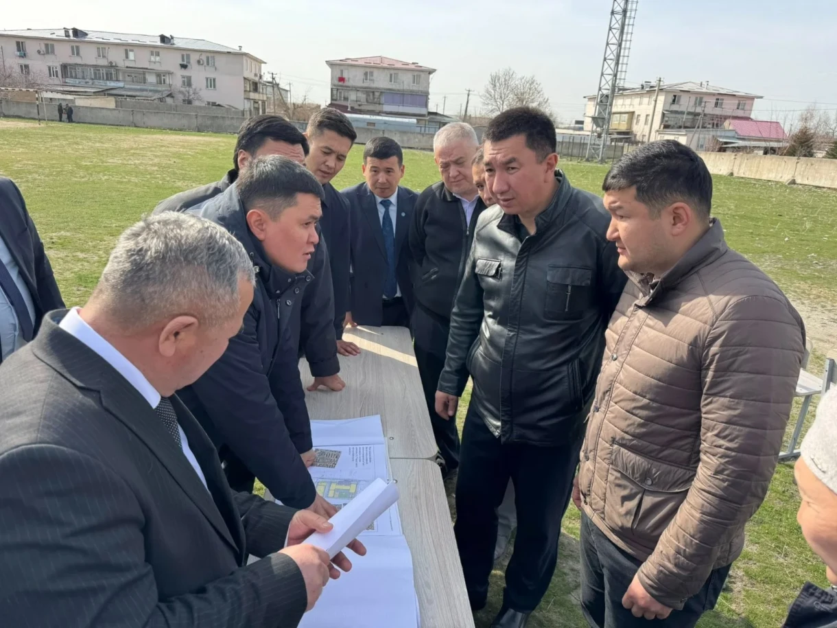 Nurdin Oruntaev familiarized himself with the construction sites of new schools in Manas