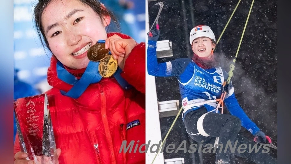 Selenge once again confirmed her status as one of the leading athletes in the world of ice climbing