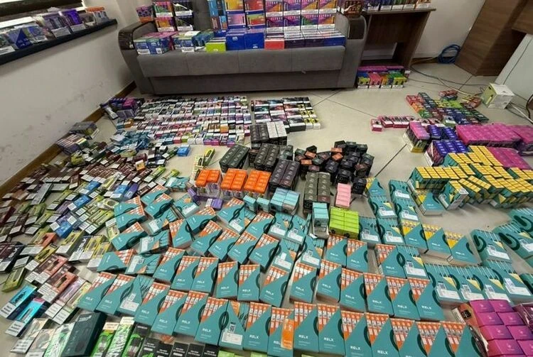 A point of sale for banned electronic cigarettes identified in Bishkek