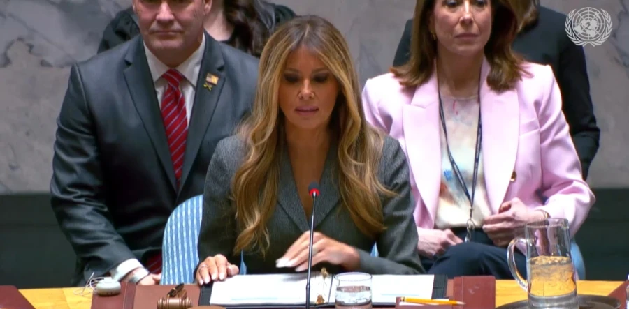 First Lady of the USA Melania Trump chaired a meeting of the UN Security Council