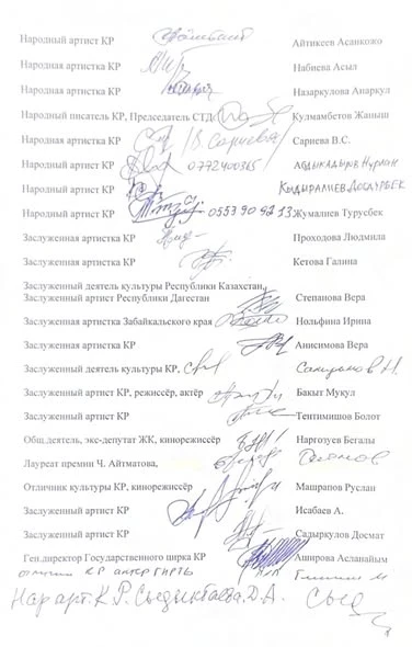 Cultural figures ask Sadyr Japarov to support the film about Frunze and the USSR