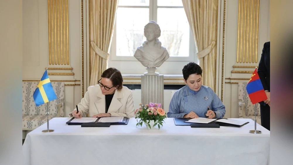 The Ministries of Foreign Affairs of Mongolia and Sweden signed a memorandum of cooperation