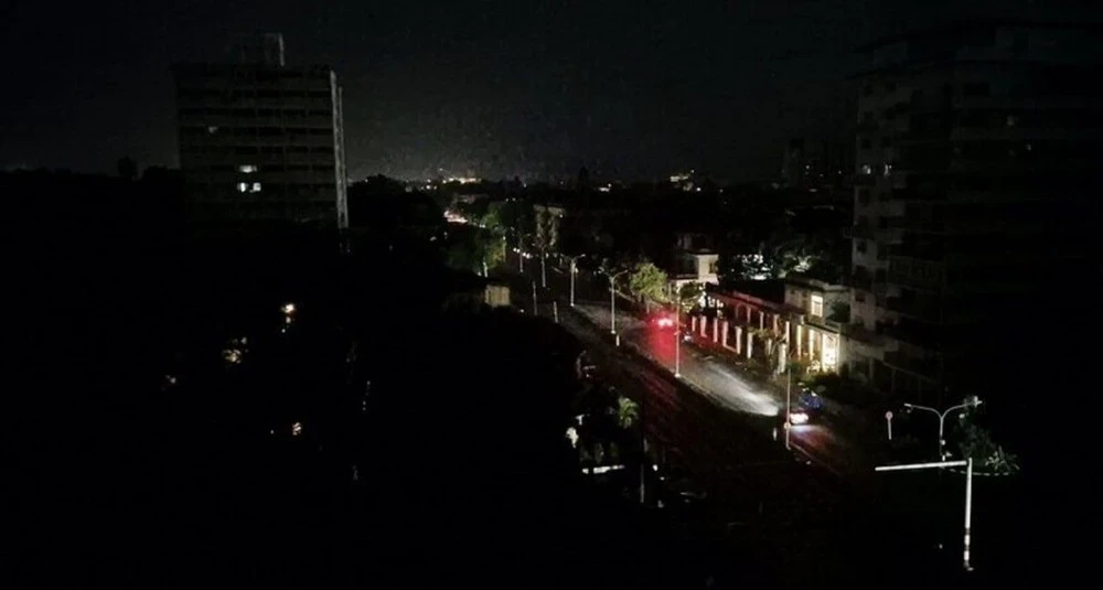 A blackout occurred in Iraq