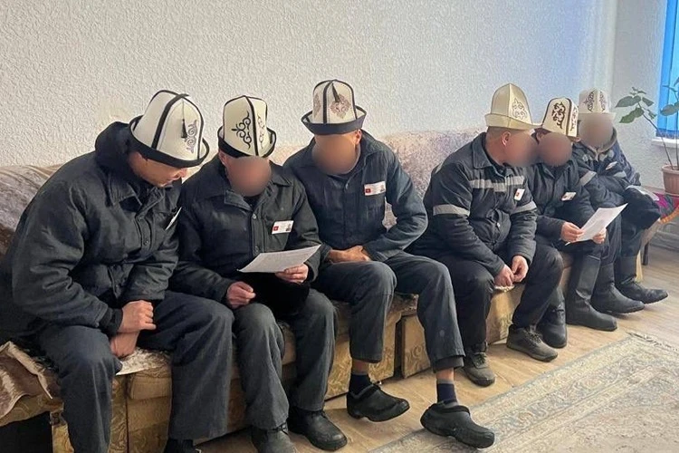 In the colonies of Kyrgyzstan, inmates celebrated the Day of the White Kalpak