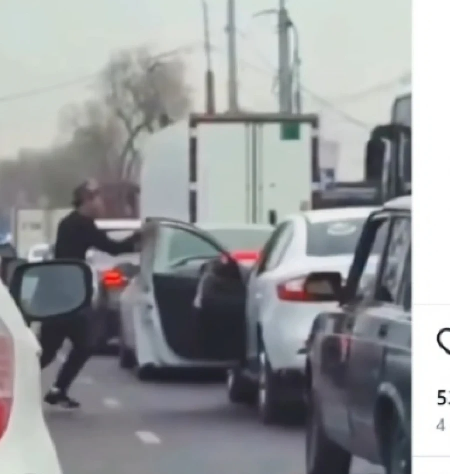 Милиция установила личности участников дорожной драки в Бишкеке