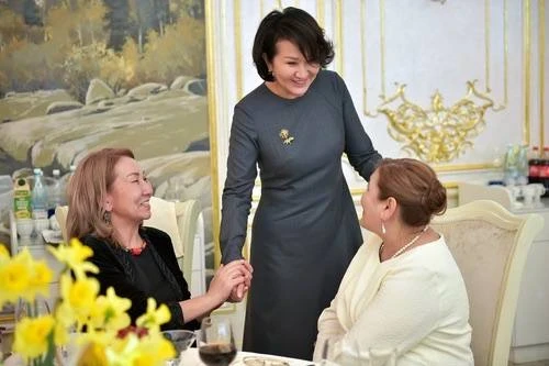 The First Lady Aigul Zhaparova Hosted a Reception in Honor of March 8th