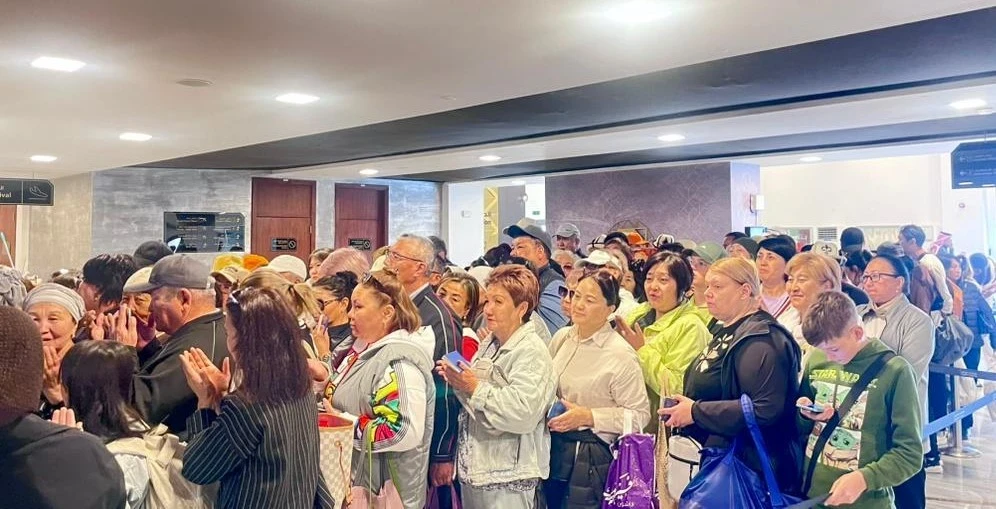 A special flight with 166 Kyrgyz citizens departed from Riyadh to Bishkek