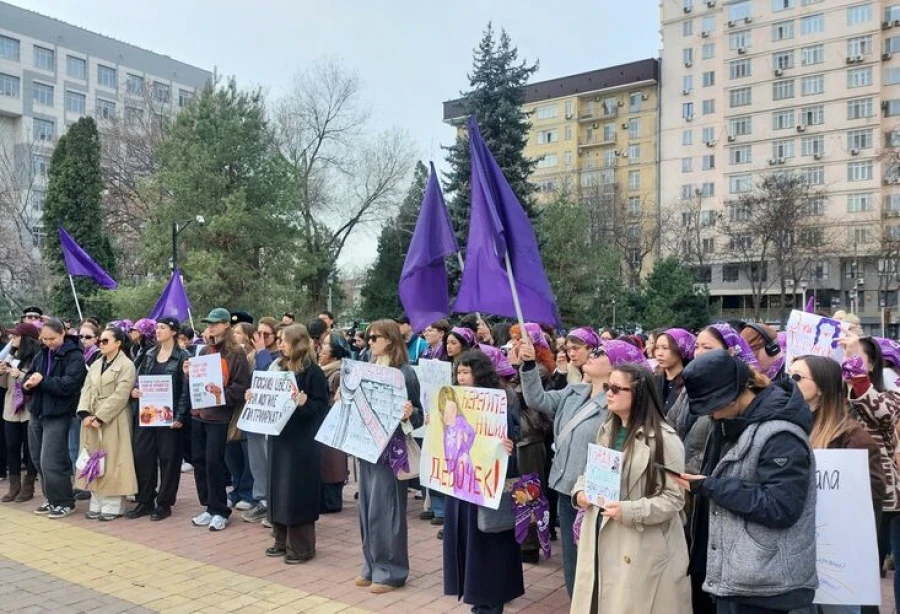 Hitting Doesn't Mean Love: Women's Rights Reminder in Bishkek