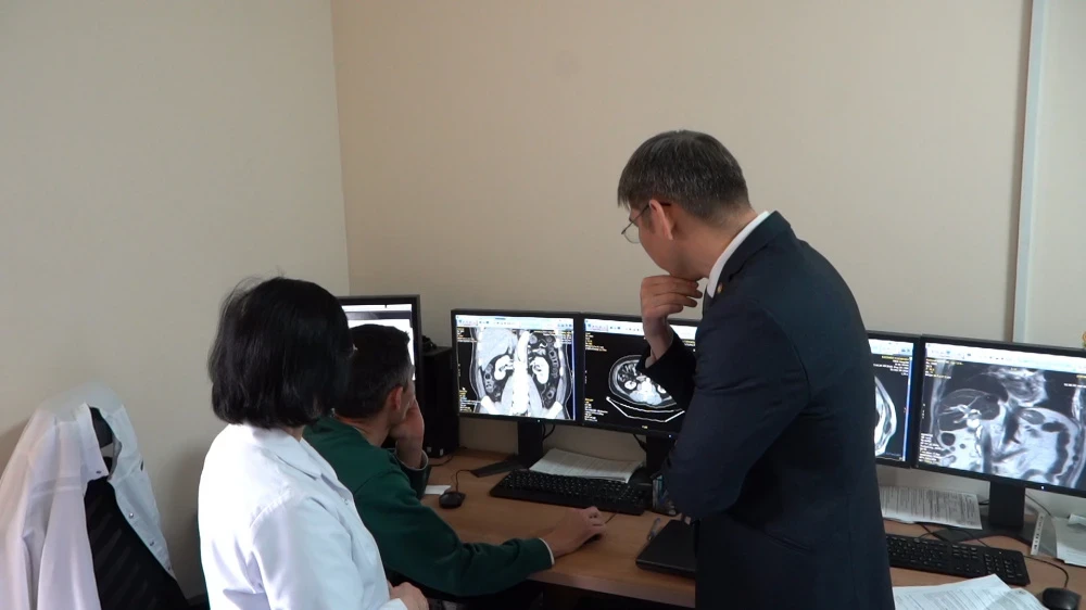 The Minister of Health was informed about the activities of the Kyrgyz-Turkish Friendship Hospital