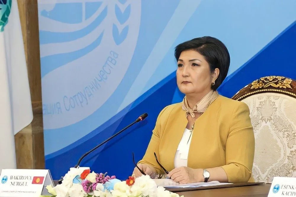 The delegation of Kyrgyzstan discusses the status of women at the 70th session of the UN in New York