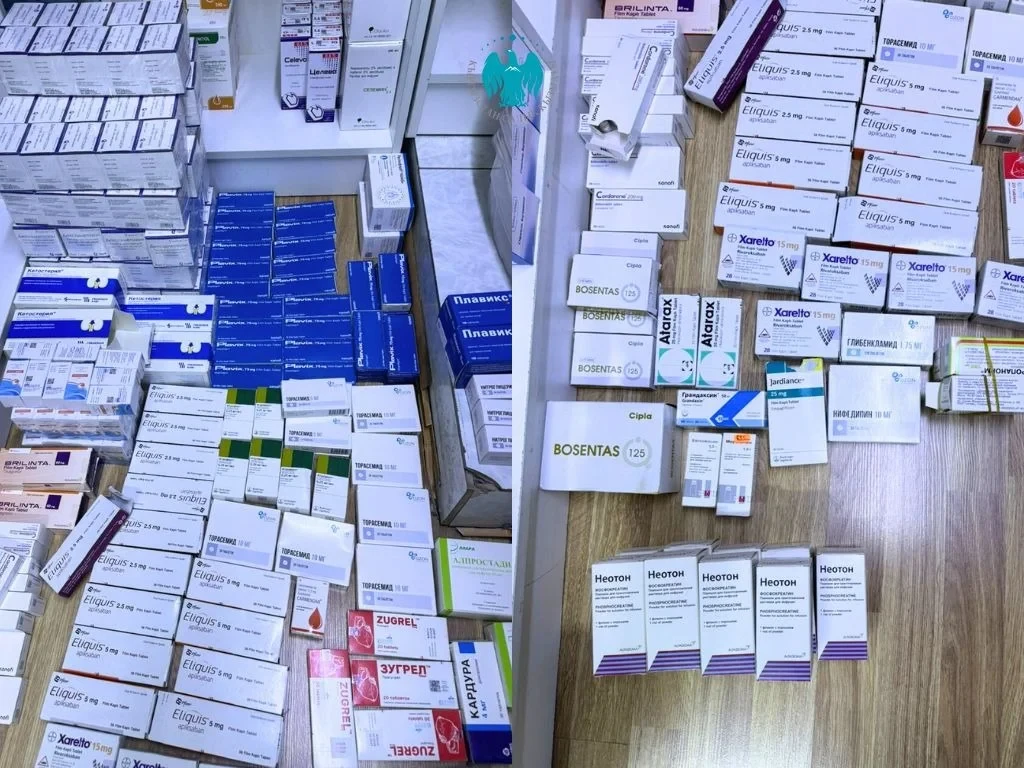 Illegal medicines discovered in one of the pharmacies in Osh