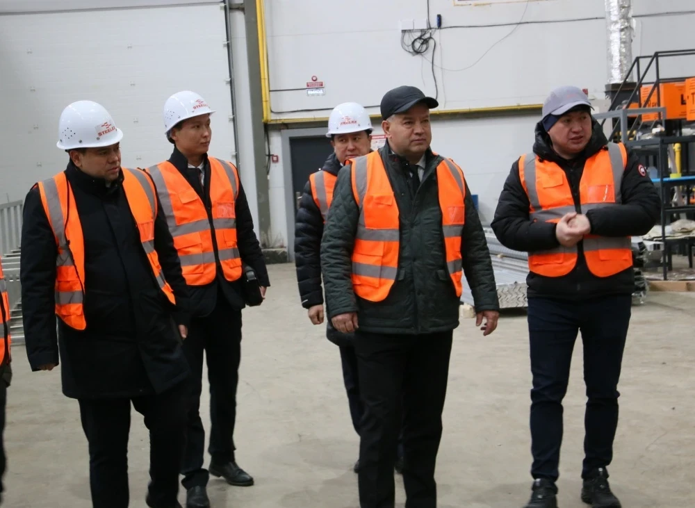 Кыргызстанда ОсОО "Стилекс" алюминий профилдерин чыгарган завод ишке кирди