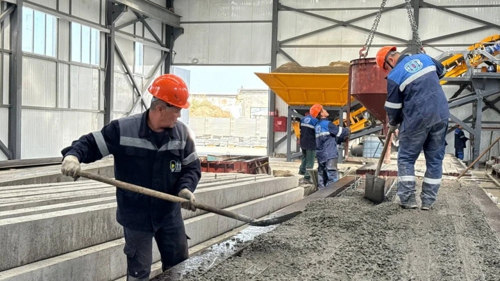 Чүй жана Талас облустарында темир-бетон опорлордун өндүрүшү башталат