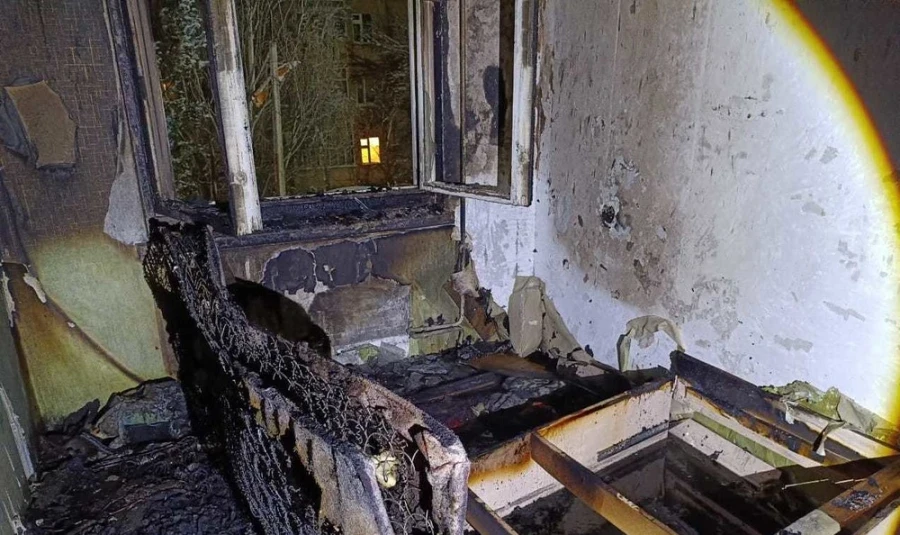 Пожар в Токмаке: эвакуированы жильцы квартирного дома, есть пострадавшие