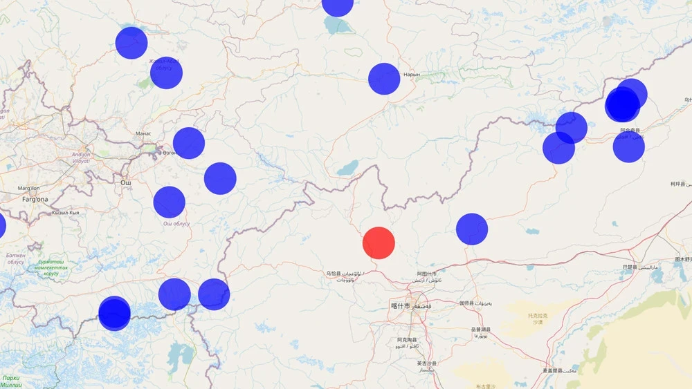 На территории Китая зарегистрировано землетрясение силой около 4 баллов