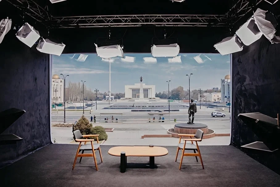 The "Nomad TV" Studio resumes operations in the historic center of Bishkek