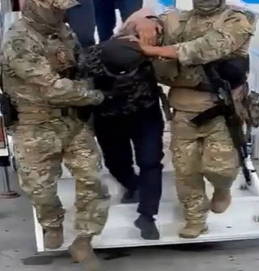 Detained supporter of terrorist groups upon arrival in Kyrgyzstan