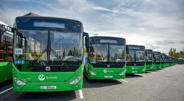In Bishkek, the route of bus No. 195 will be temporarily changed. Map