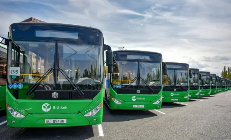 In Bishkek, the route of bus No. 195 is temporarily changing.