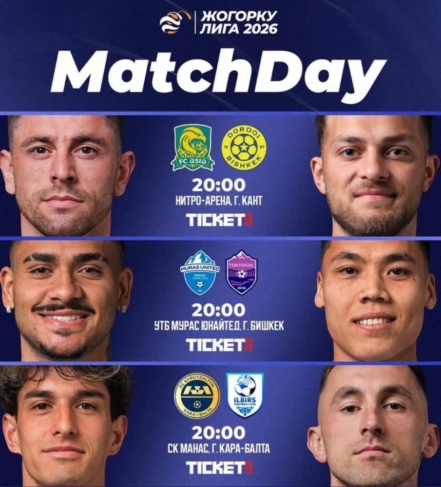 Премьер-лига Кыргызстан: бүгүн чемпионаттын 4-тури башталат