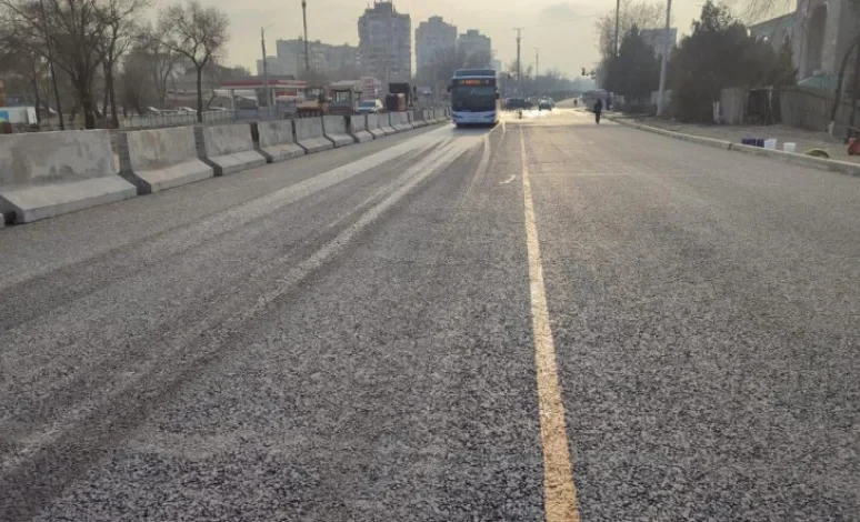 A bridge on Jibek Jolu Avenue will open today in Bishkek