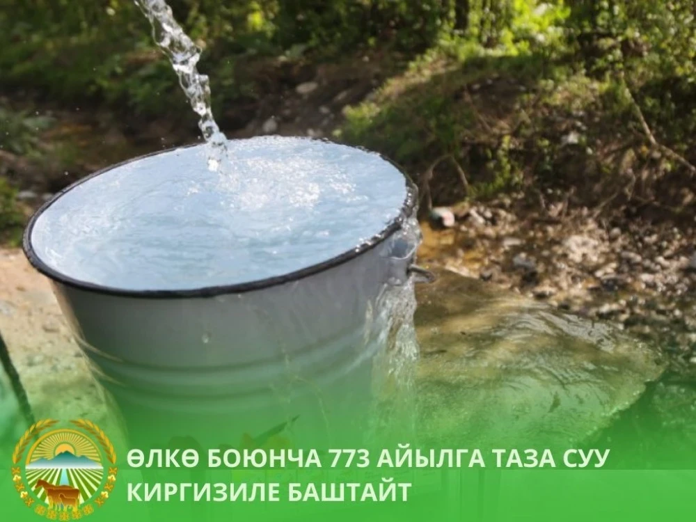 More than 700 settlements in the Kyrgyz Republic will receive new water supply systems