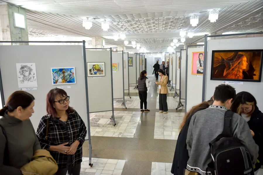 Дельфийские игры в Бишкеке. Открыли номинации «ИЗО» и «Народные инструменты»