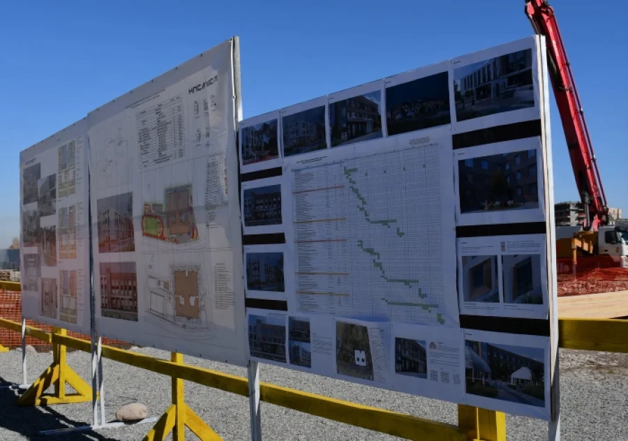 Фундамент будущего: в Бишкеке началось строительство совместной кыргызско-российской школы