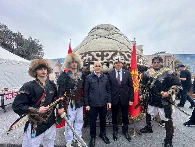 An exhibition of Kyrgyz culture was opened in Baku near the Maiden Tower