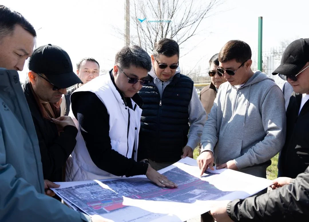 A new access road will be built at Manas International Airport