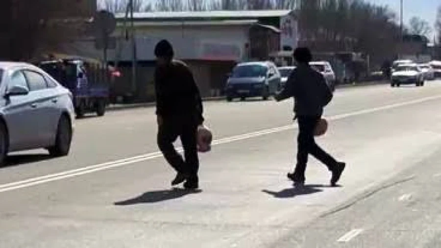 In Bishkek, a raid "Pedestrian" is taking place