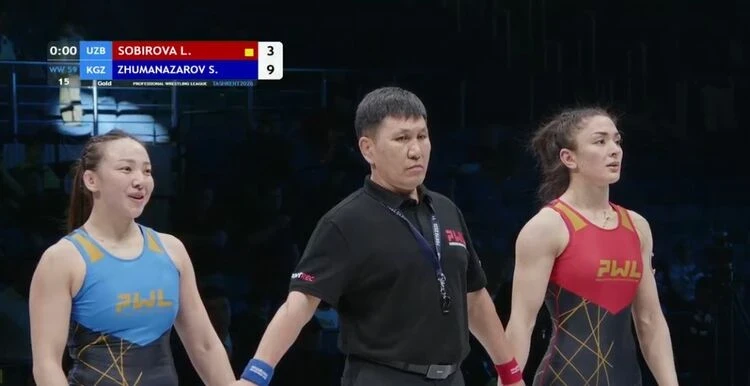 Лига PWL. Кыргызстанка Сезим Жуманазарова обыграла соперницу из Узбекистана
