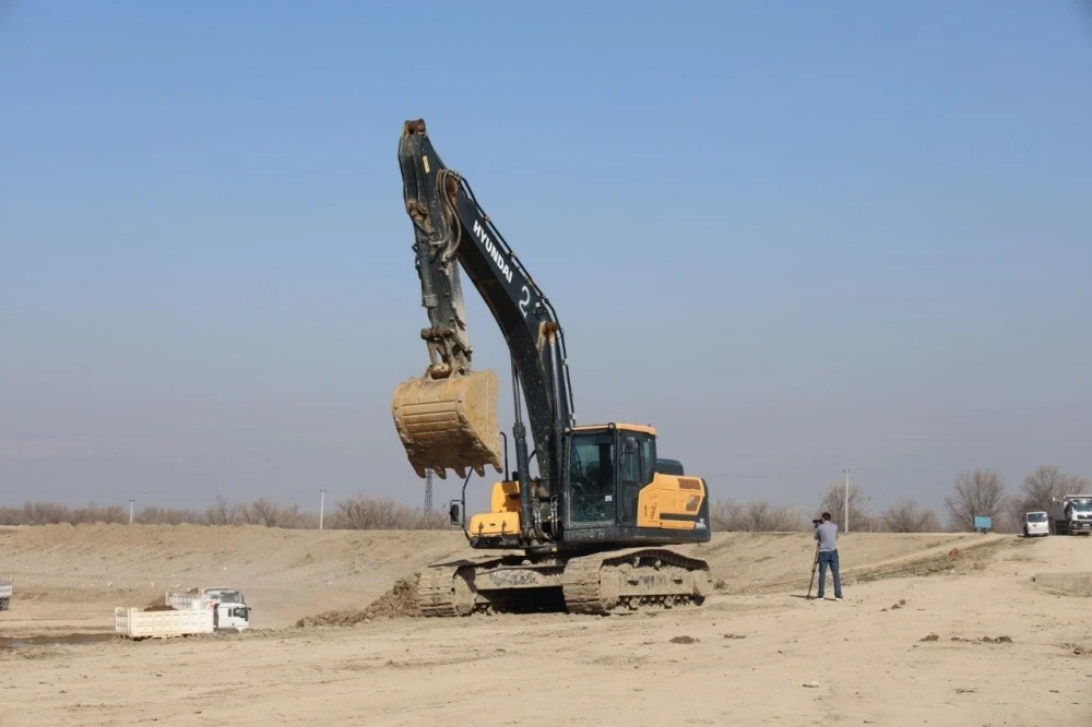 In the Issyk-Ata District, the construction of the "Tuz" reservoir is nearing completion.