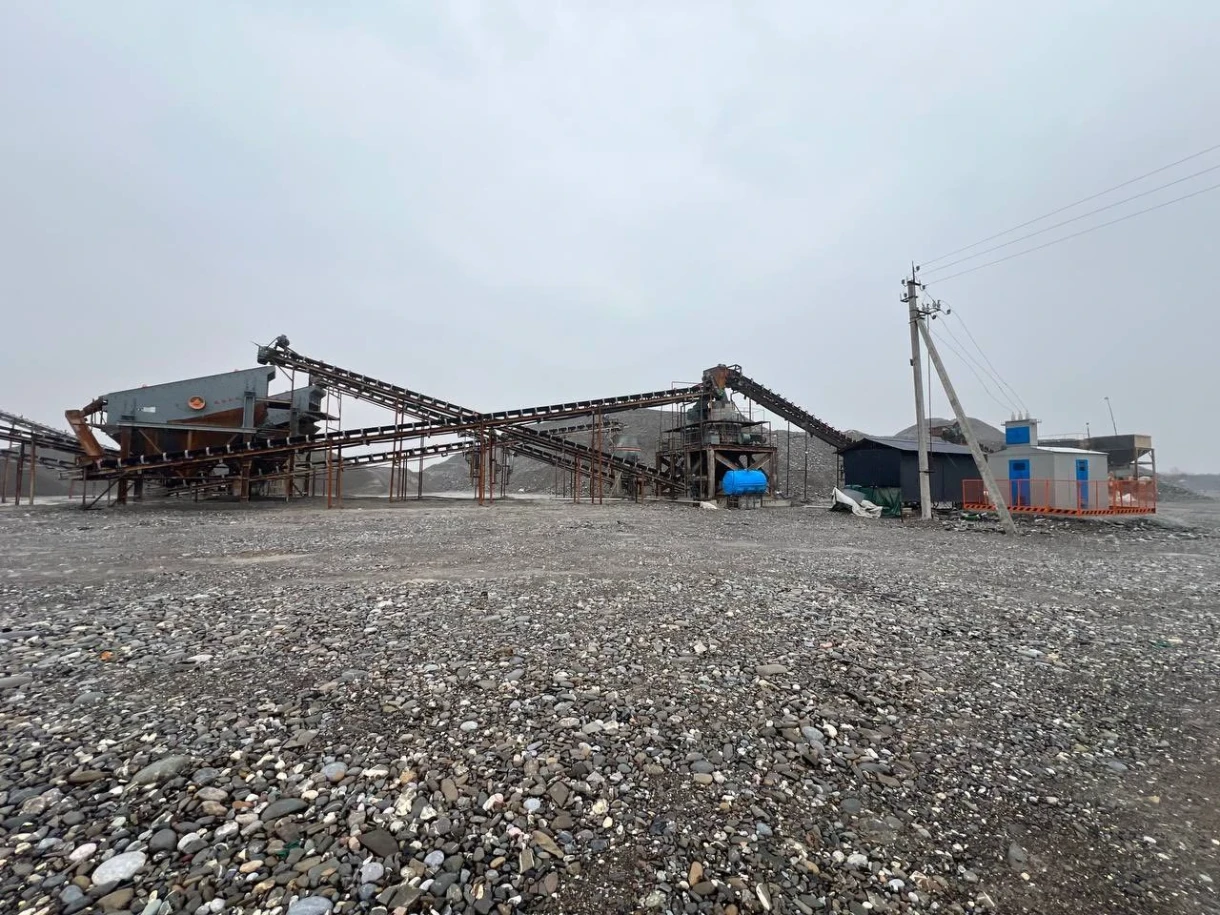 Камнедробильный завод запустят в городе Манасе
