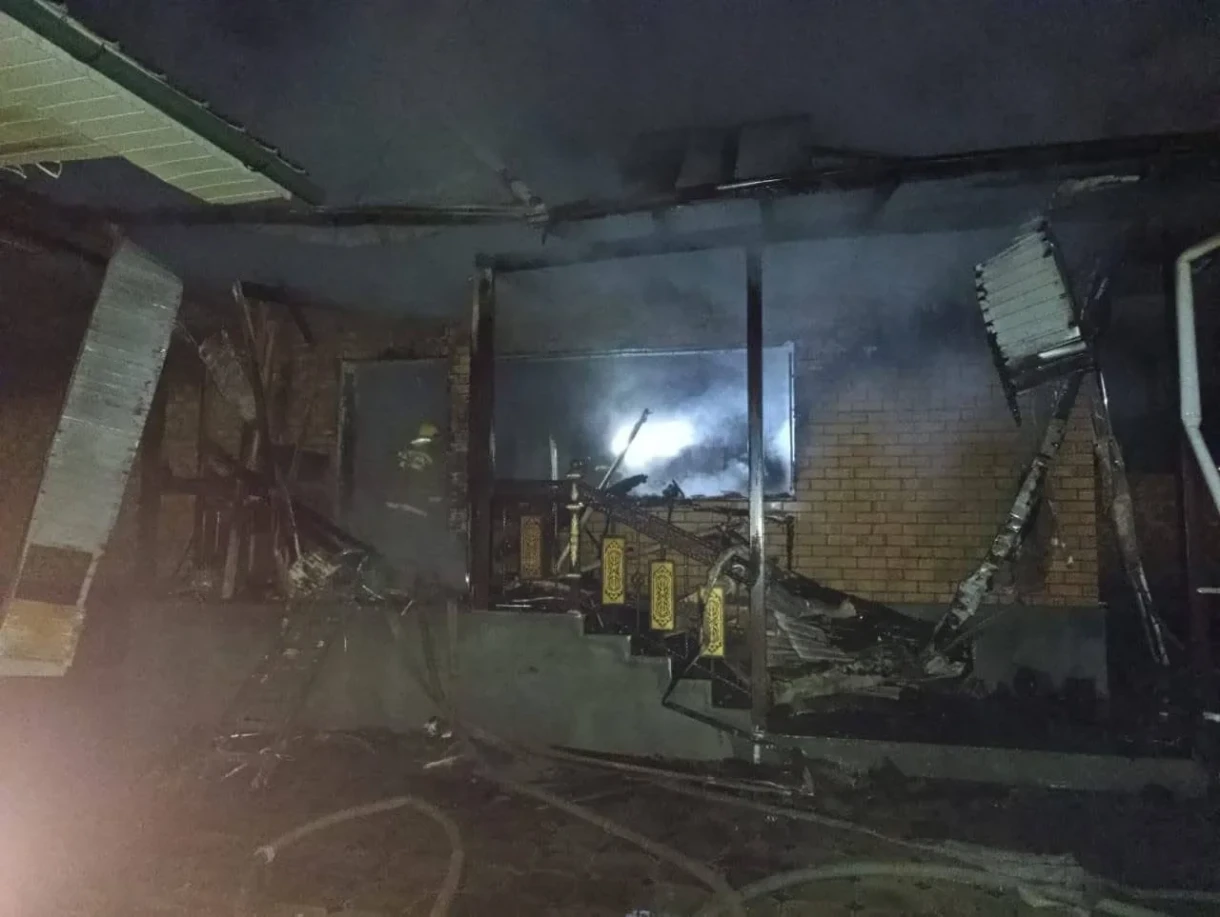 Fire in a house in the Uzgen district claimed the lives of four children