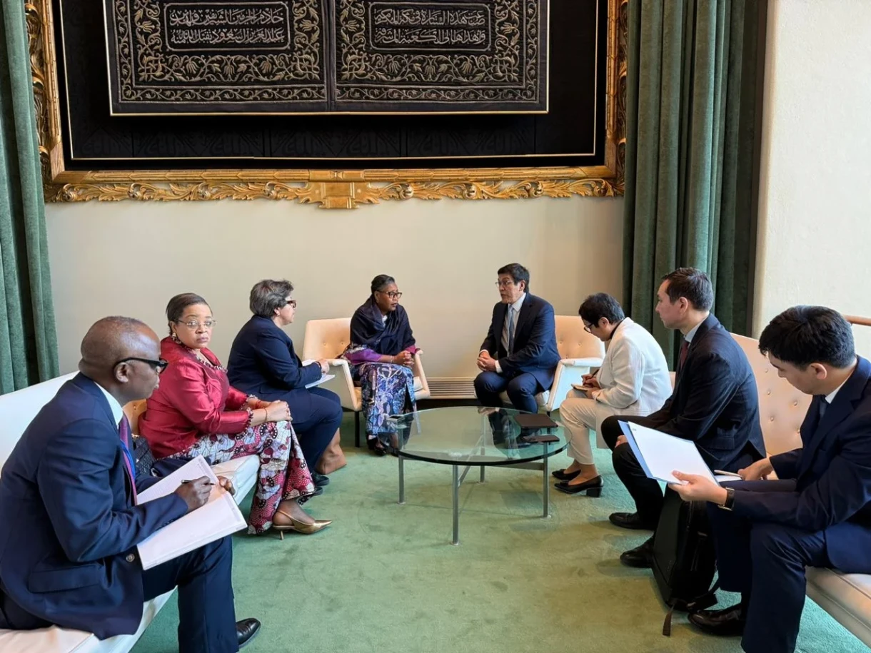 Edil Baisalov Held Bilateral Meetings in New York