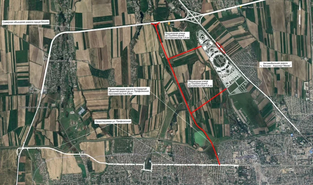 Ministry of Transport: Construction of an alternative road to the Osh market is actively underway (map)