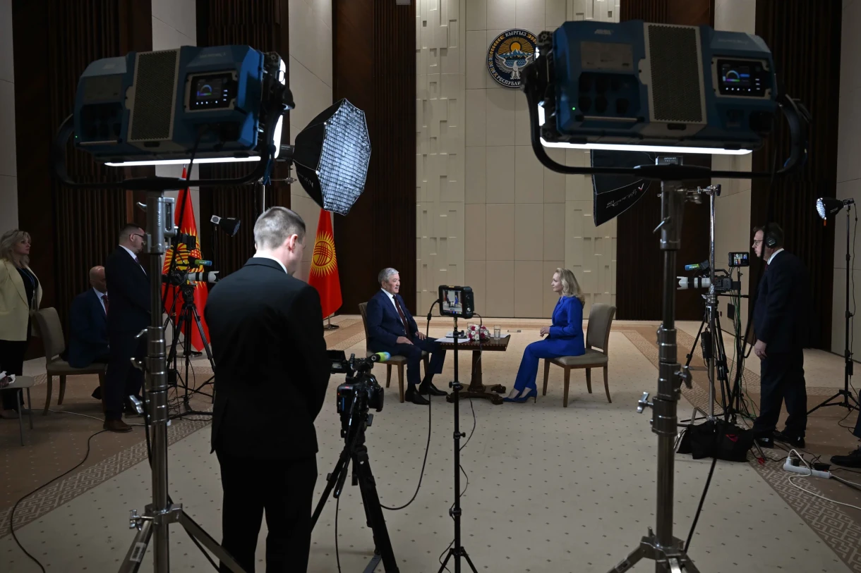 Adylbek Kasymaliev gave an exclusive interview to the TV channel "Mir" for the 35th anniversary of the CIS