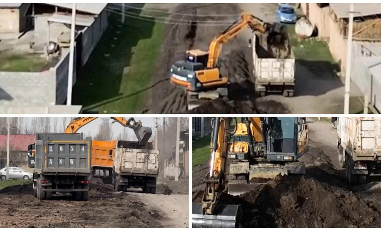 Автодорога Манас - Багыш активдүү режимде курулууда