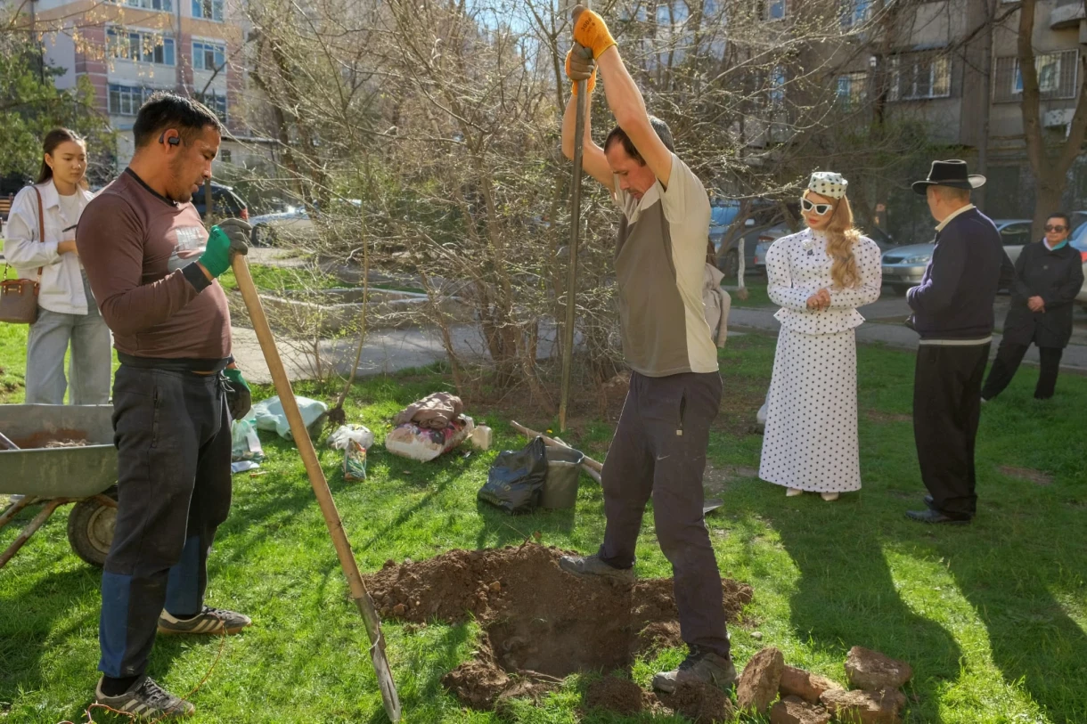 A park named after Algimantas Vidugiris opened in Bishkek