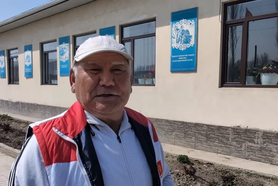 In Osh, a school built by a farmer is not accepted on the balance sheet, but children are taught there.