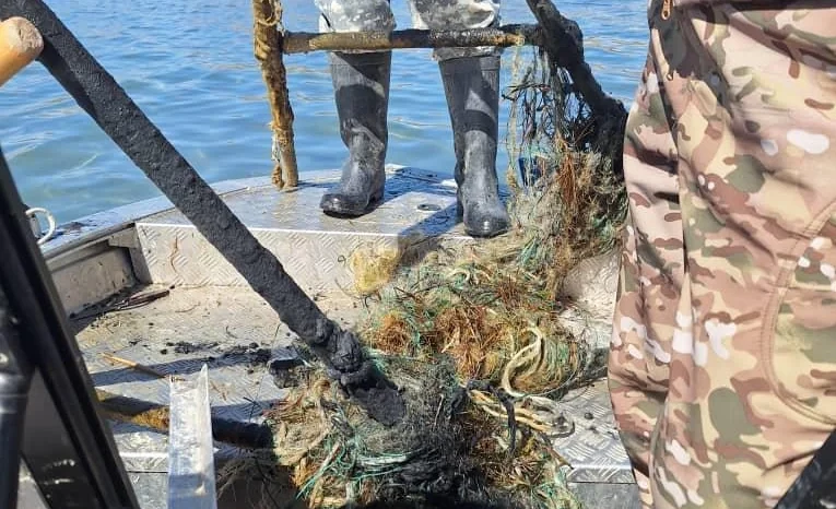 More than 60 kg of garbage was retrieved from the bottom of Lake Issyk-Kul