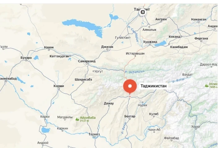 Earthquake with an epicenter in Tajikistan felt in Uzbekistan