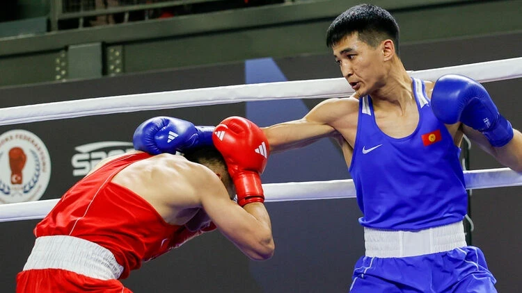 Boxer from Kyrgyzstan Omar Livaza won bronze at the tournament in Turkey