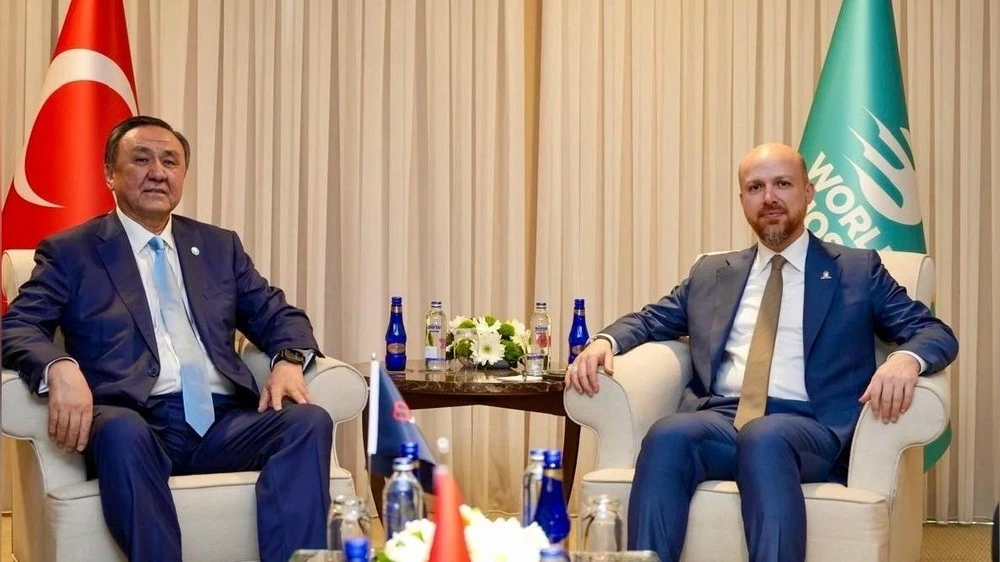 Bilal Erdogan met with the Secretary General of the OTS at the Ethnosport Forum in Antalya