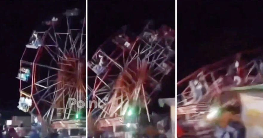 In India, a Ferris wheel collapsed: more than 30 people were injured
