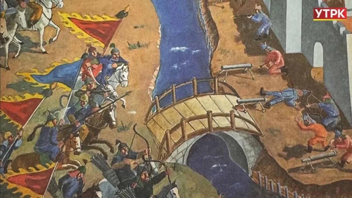 In China, paintings depicting Kyrgyz people and possible scenes from the epic "Manas" have been discovered